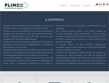 Tablet Screenshot of plimex.pt